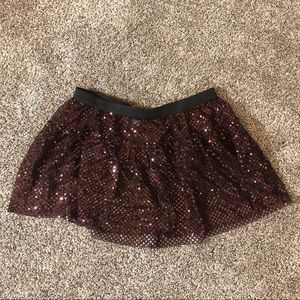 Sparkle Athletic Running Skirt